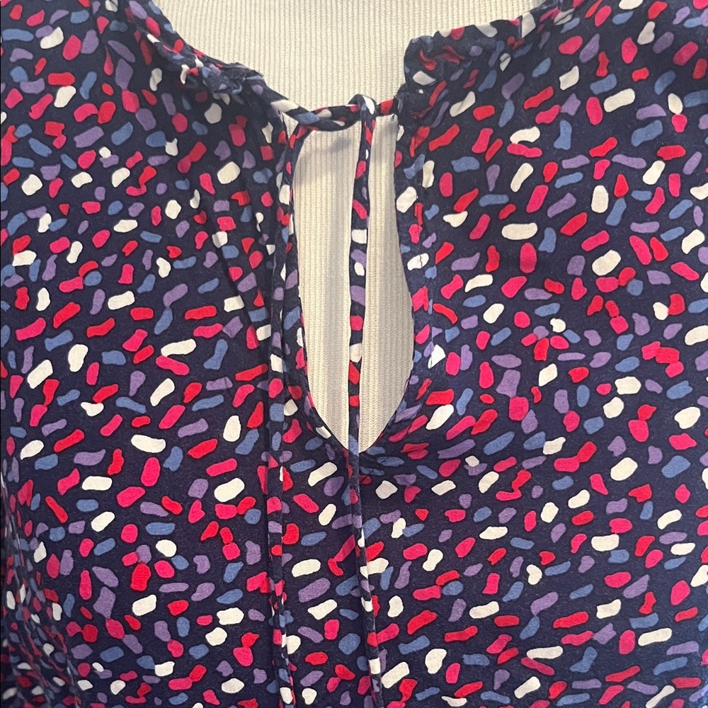 Talbots Multicolor Patterned Blouse - Picture 3 of 5